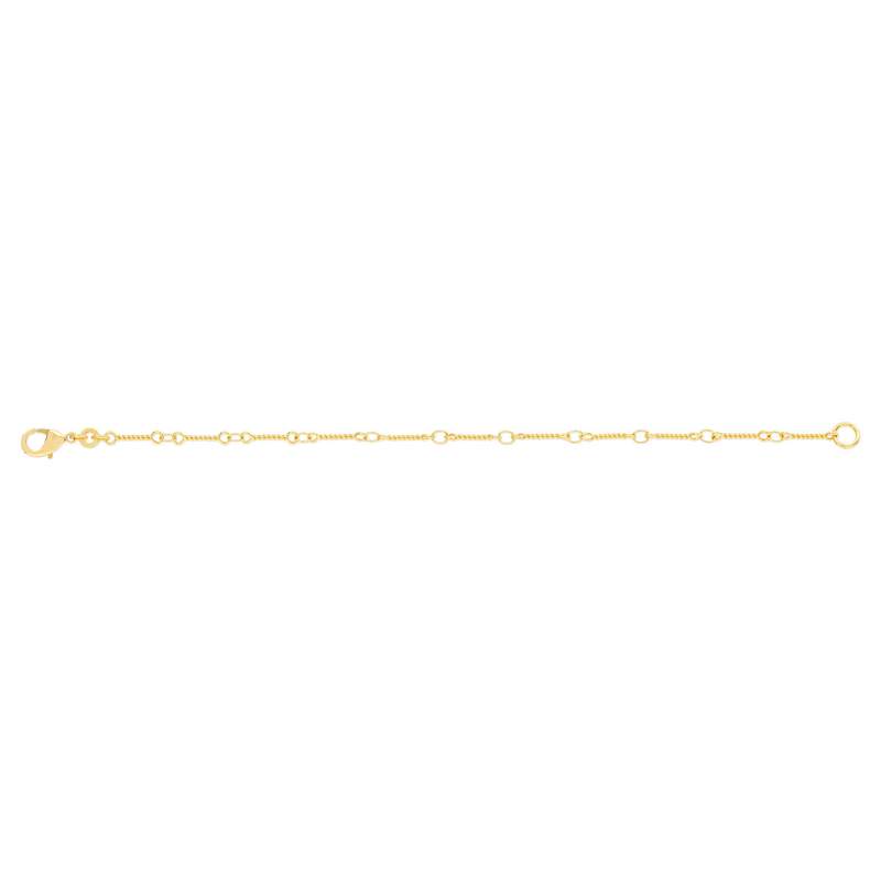 Bracelet plaqué or maillons 18 cm - vue 2