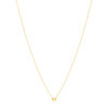 Collier plaqué or noeud 45 cm - vue V2