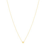 Collier plaqué or noeud 45 cm - vue 2