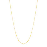 Collier plaqué or boules 45 cm - vue 2