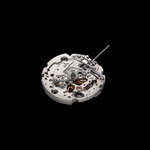 Montre homme coeur ouvert automatique acier bracelet cuir marron - vue 4