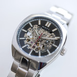 Montre homme squelette automatique acier bracelet acier - vue D3