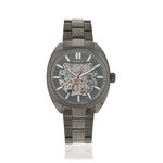 Montre homme squelette automatique acier bracelet acier - vue 1