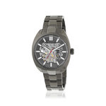 Montre homme squelette automatique acier bracelet acier - vue 2