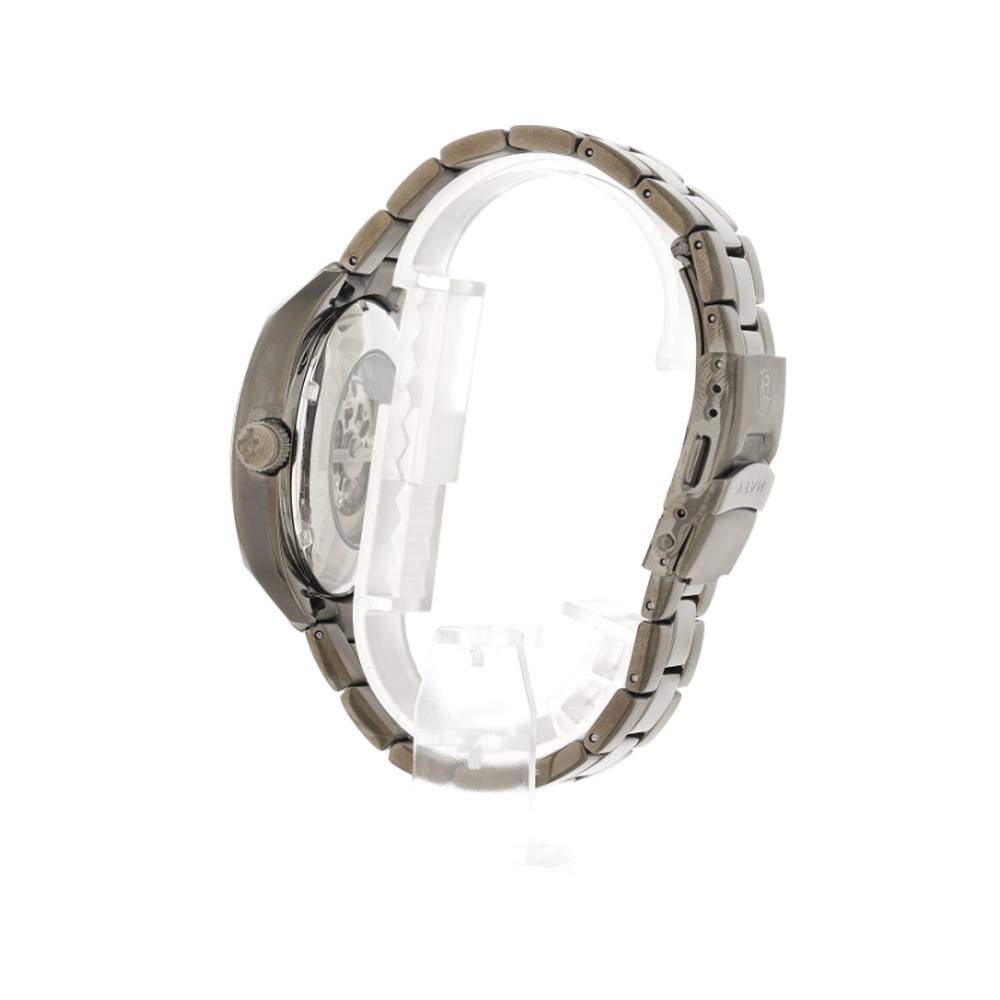 Montre homme squelette automatique acier bracelet acier - vue 8
