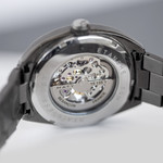 Montre homme squelette automatique acier bracelet acier - vue D2