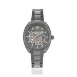 Montre mixte squelette automatique acier bracelet acier - vue 1