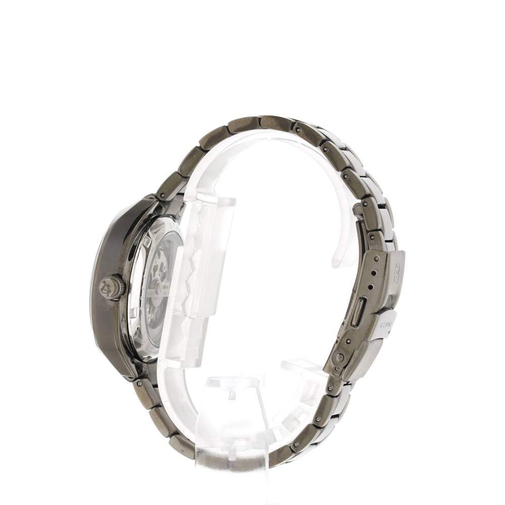 Montre mixte squelette automatique acier bracelet acier - vue 8
