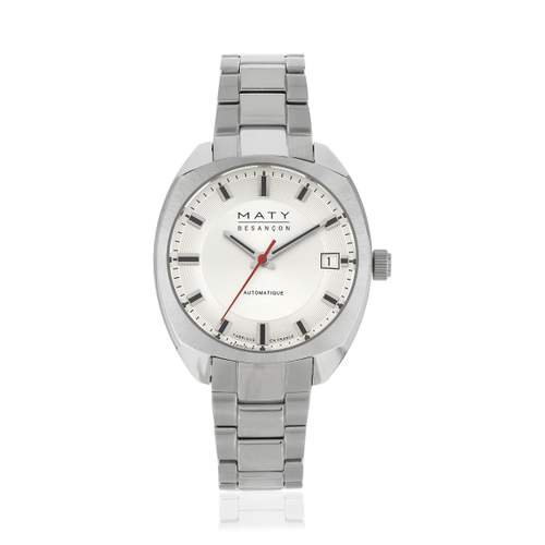 Montre mixte automatique acier bracelet acier
