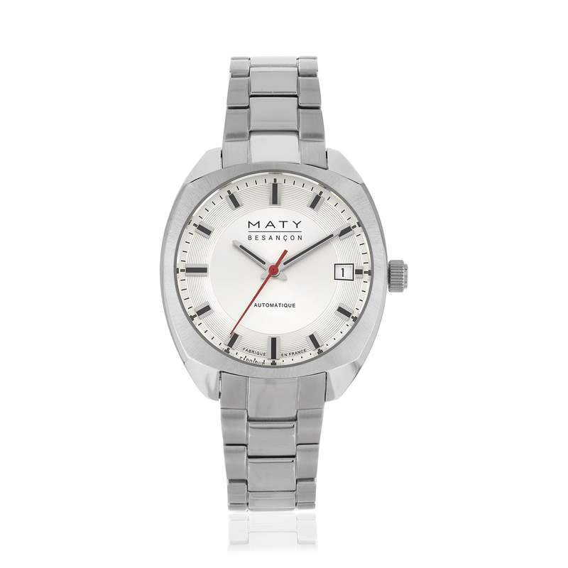 Montre mixte automatique acier bracelet acier - vue 1