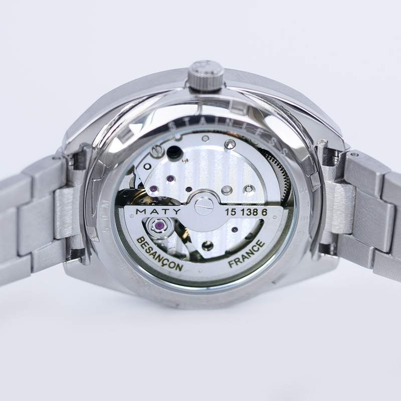Montre mixte automatique acier bracelet acier - vue D2