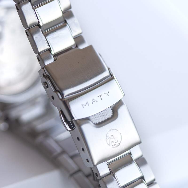 Montre mixte automatique acier bracelet acier - vue D7