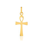 Pendentif croix égyptienne or jaune 375 - vue 1