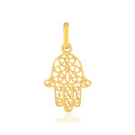 Pendentif main de Fatma or jaune 375 - vue 1