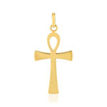 Pendentif croix egyptienne or jaune 750 - vue 1