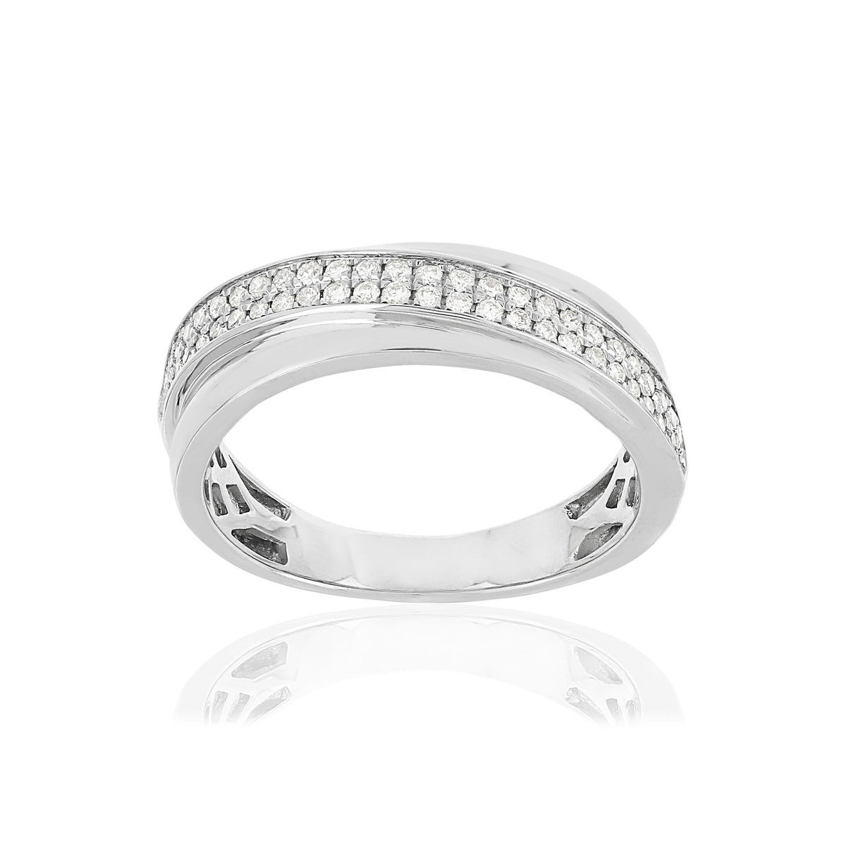 Silver ring 925 zirconias