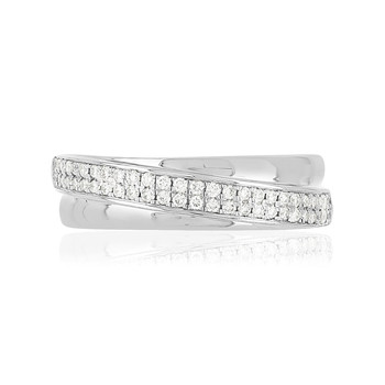 Bague argent 925 zirconias