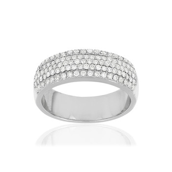 Bague argent 925 zirconias
