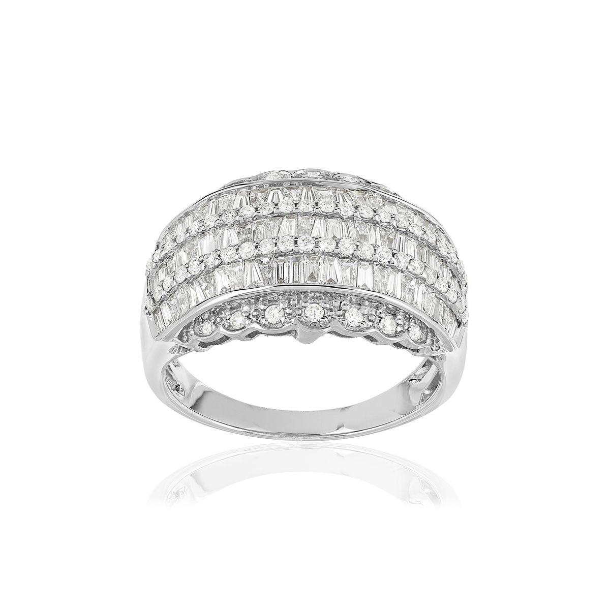 Silver ring 925 zirconias