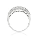 Bague argent 925 zirconias - vue 2