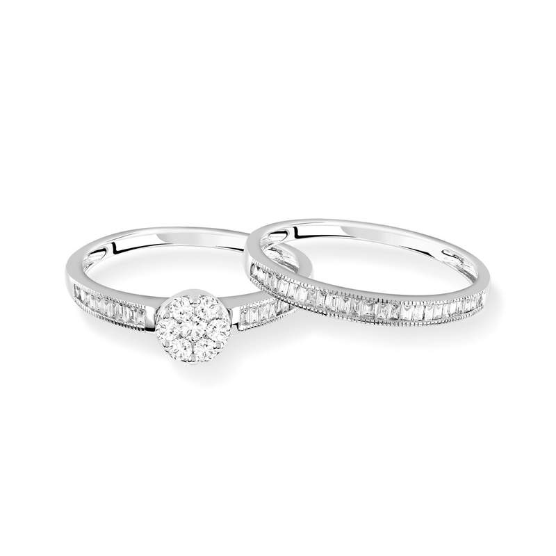Bague argent 925 zirconias - vue D2