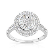 Bague argent 925 zirconias