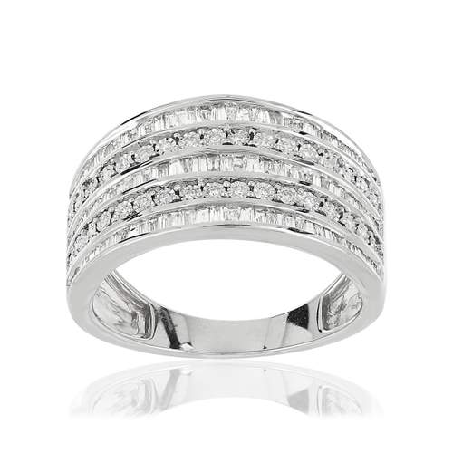 Bague argent 925 zirconias