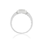 Bague argent 925 zirconias - vue 2