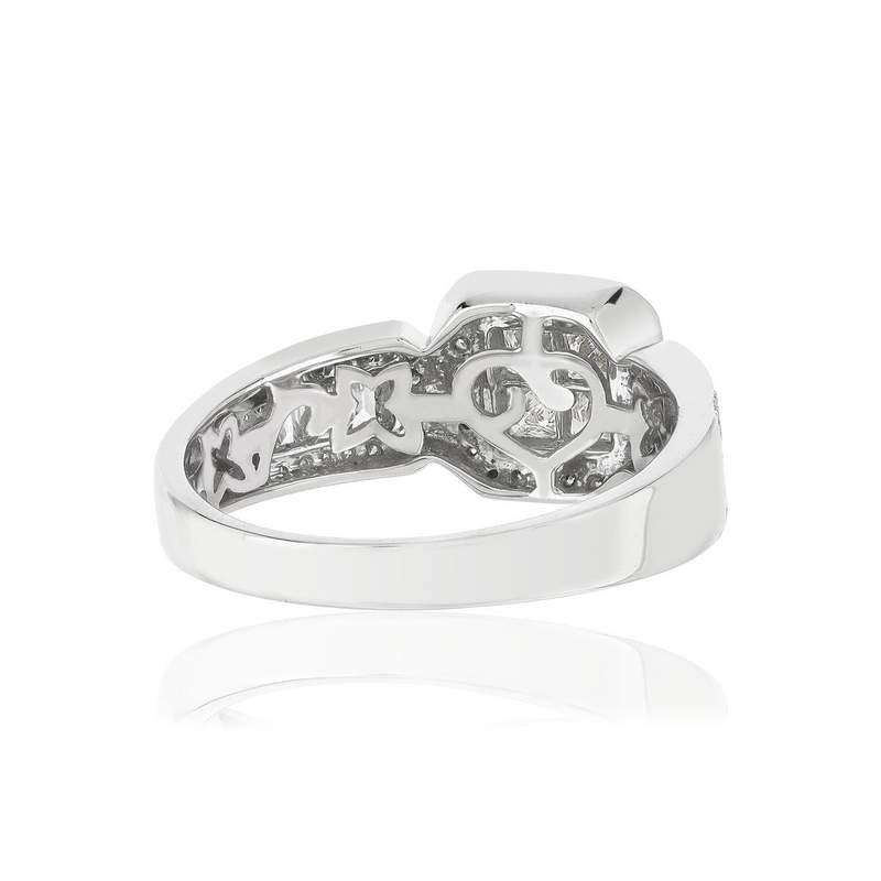 Bague argent 925 zirconias - vue 4