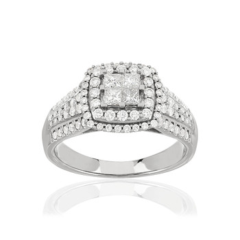 Bague argent 925 zirconias