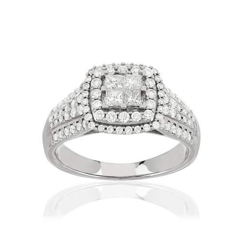 Bague argent 925 zirconias