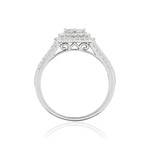 Bague argent 925 zirconias - vue 2