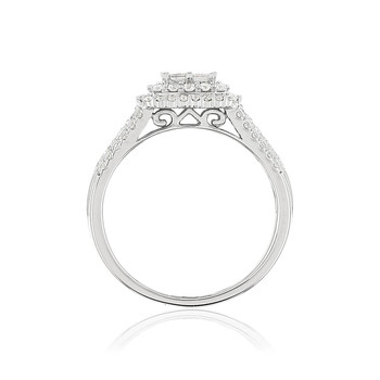 Bague argent 925 zirconias