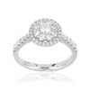 Ring silver 925 zirconias - view V1