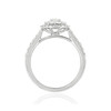 Ring silver 925 zirconias - vue V2