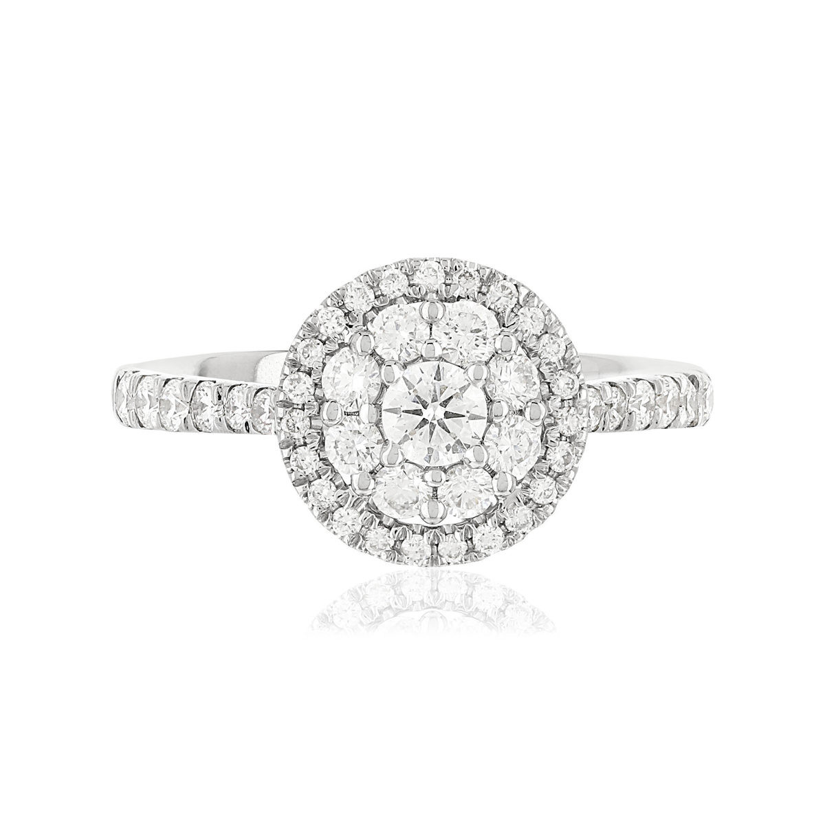 Ring silver 925 zirconias - view 3