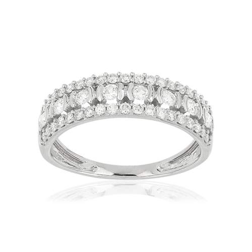 Bague argent 925 zirconias
