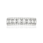 Bague argent 925 zirconias - vue 3