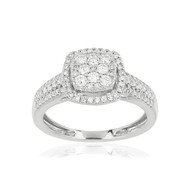 Bague argent 925 zirconias