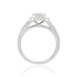 Bague argent 925 zirconias - vue 2