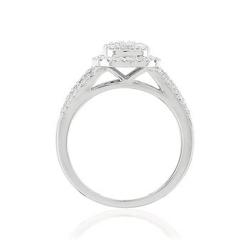 Bague argent 925 zirconias