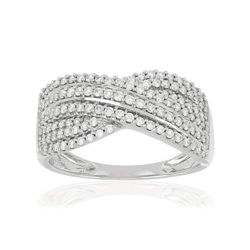 Bague argent 925 zirconias