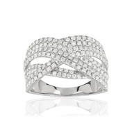 Silver ring 925 zirconias
