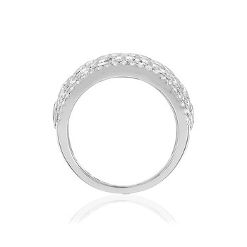 Bague argent 925 zirconias