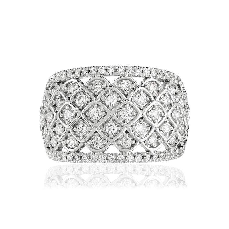 Bague argent 925 zirconias - vue 3
