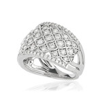 Bague argent 925 zirconias - vue D1
