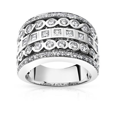 Bague argent 925 zirconias