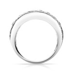 Bague argent 925 zirconias - vue 2