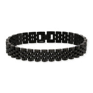Bracelet acier noir 21 cm