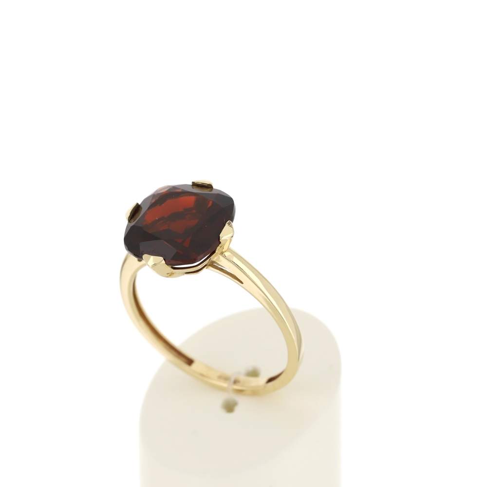 Bague or jaune 750, 1 grenat Rhodolite de 5,13 carats. - vue 3